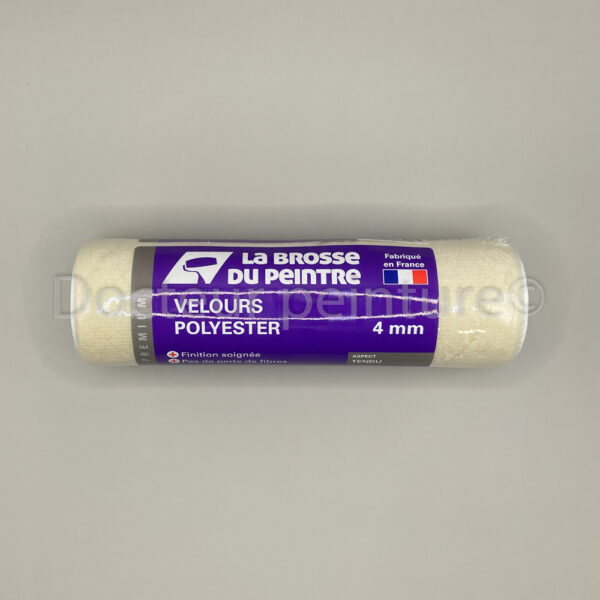 Manchon velours polyester 180 en 4mm (sans monture)