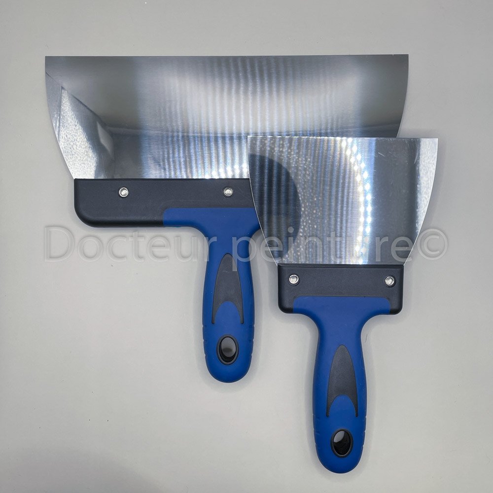 Lot de 2 couteaux à enduire pour peintre