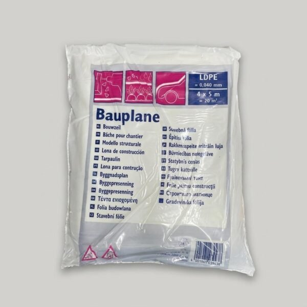 Bâche de protection épaisse, 20m²